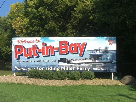 Put-In-Bay Welcome Sign